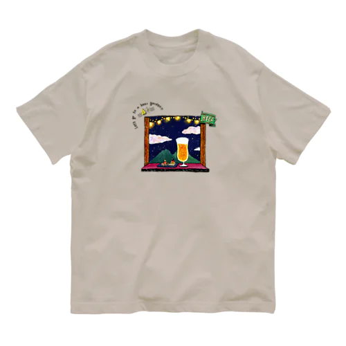 夜景を見ながら乾杯 Organic Cotton T-Shirt