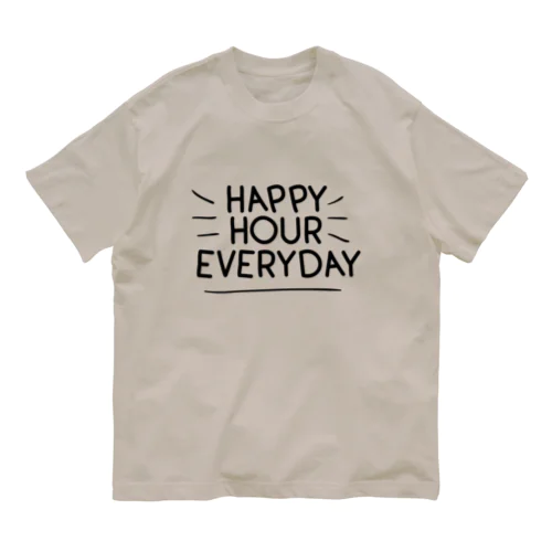 ハッピーアワー オーガニックコットンTシャツ