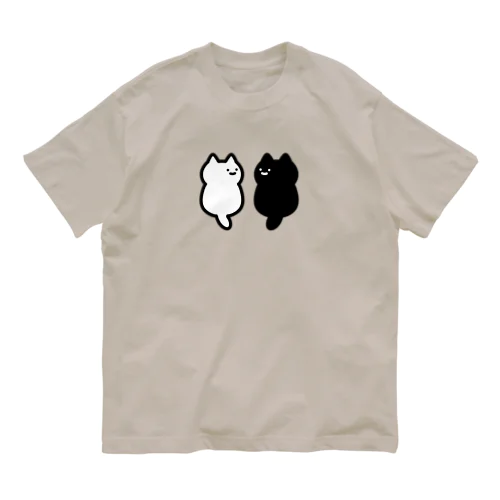 正面のわからないねこ Organic Cotton T-Shirt