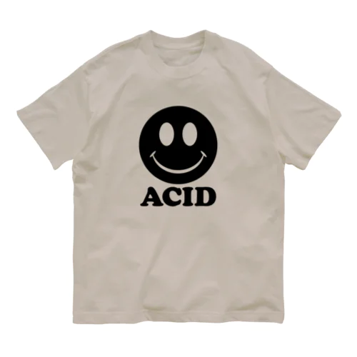 ACID SMILE オーガニックコットンTシャツ