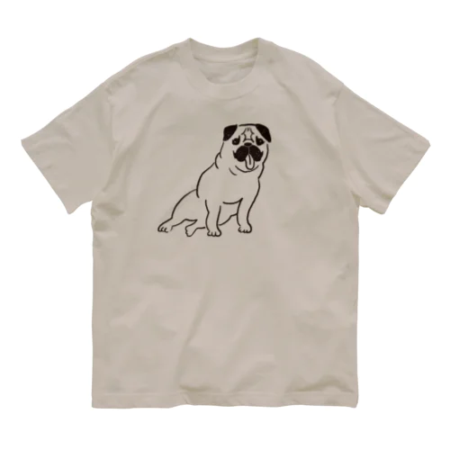 PUG オーガニックコットンTシャツ