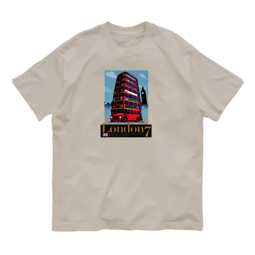 ロンドン7バス オーガニックコットンTシャツ