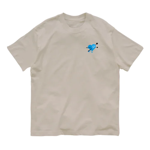 II HEART SST【BLUE】 オーガニックコットンTシャツ