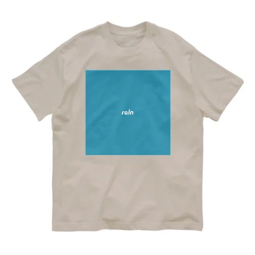 rain / t shirt オーガニックコットンTシャツ