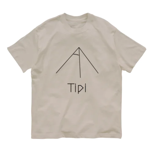 ティピー派 Organic Cotton T-Shirt