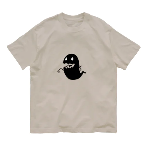 オバケくん黒_1号 Organic Cotton T-Shirt