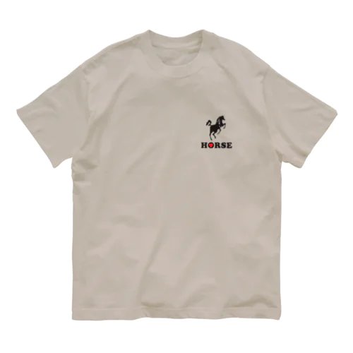 馬３ オーガニックコットンTシャツ