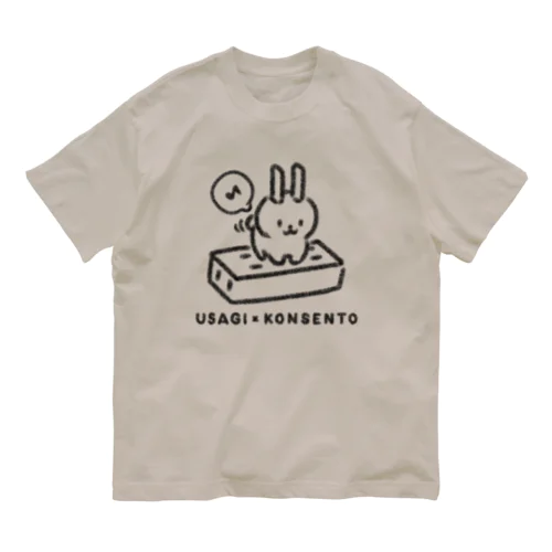 うさぎ×こんせんと オーガニックコットンTシャツ