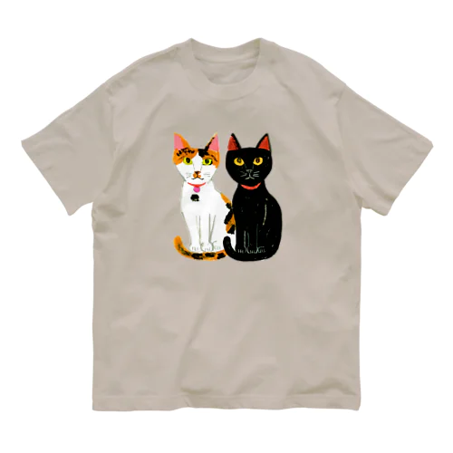 仲良し猫ちゃん Organic Cotton T-Shirt