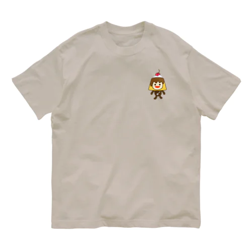 プリンっ子　ポイント オーガニックコットンTシャツ