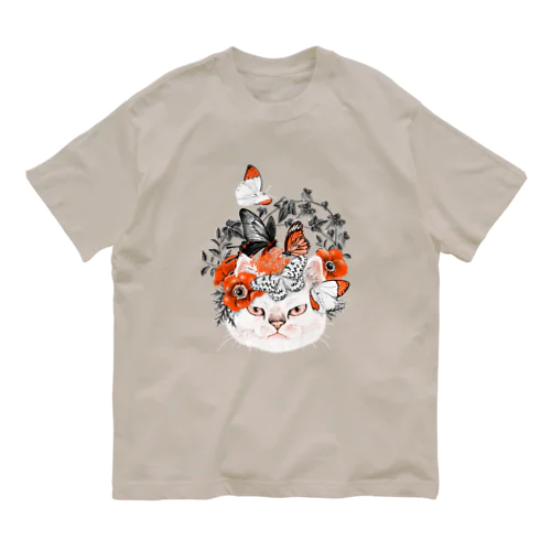 不機嫌猫 オーガニックコットンTシャツ