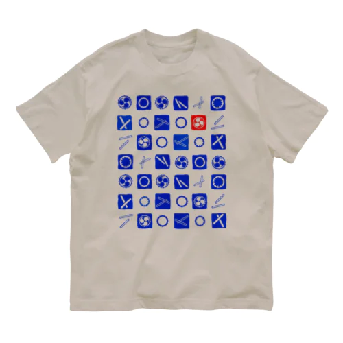 【和太鼓の日2022】和太鼓市松 Organic Cotton T-Shirt