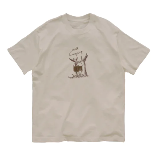 Wild camping  オーガニックコットンTシャツ