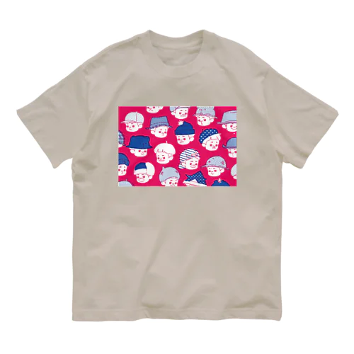 ぼくちん PINK オーガニックコットンTシャツ