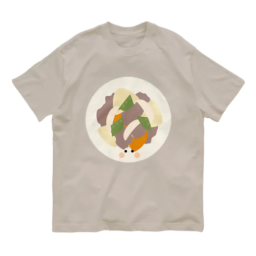 肉じゃがちゃん オーガニックコットンTシャツ