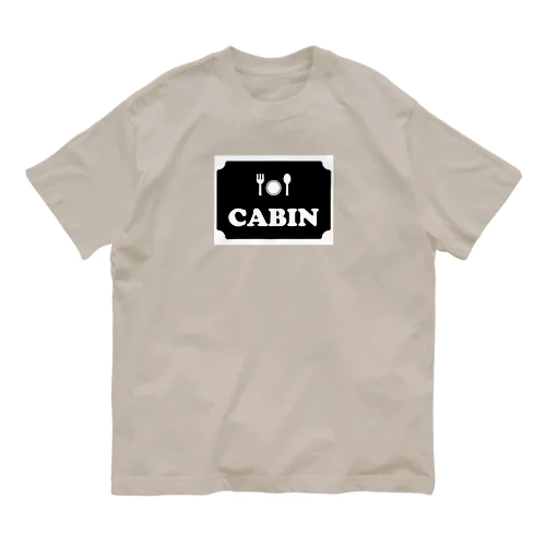 カフェキャビン  公式アイテム Organic Cotton T-Shirt