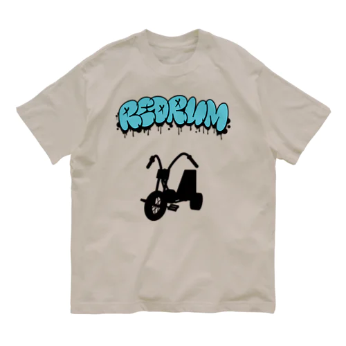 REDRUM（スローアップ） オーガニックコットンTシャツ