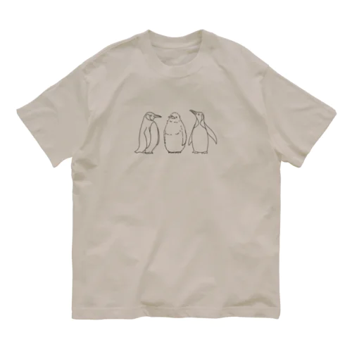 ペンギンファミリー オーガニックコットンTシャツ