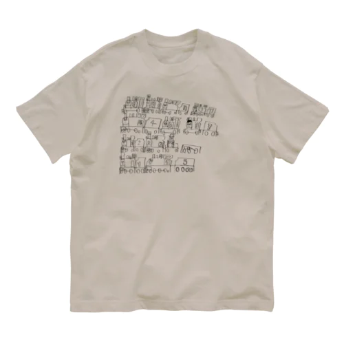 sounoji(汽車の群れ） オーガニックコットンTシャツ