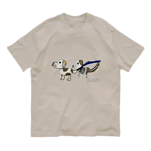 OSANPO DOGS オーガニックコットンTシャツ