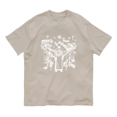 【完全白】道士降臨  Organic Cotton T-Shirt