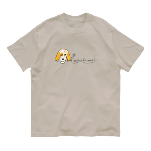 ◇E・セッターのハナちゃんグッズ♪◇ オーガニックコットンTシャツ