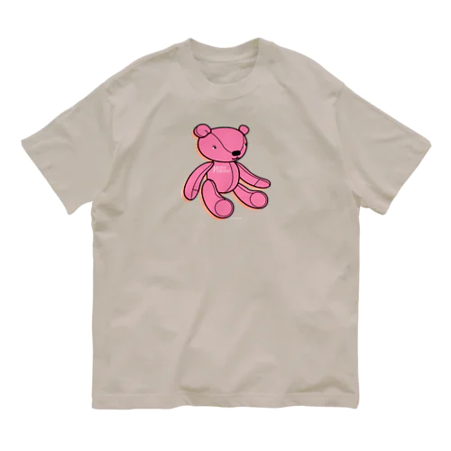 papamama Teddy bear🐻/ パパママ テディベア Organic Cotton T-Shirt