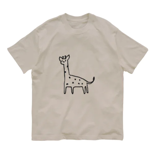 きりんさん オーガニックコットンTシャツ