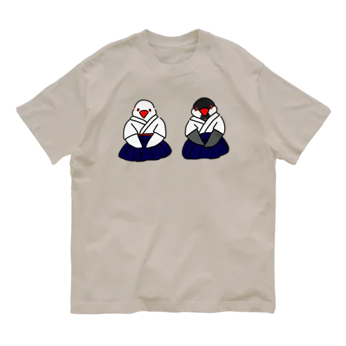 正座の弓道部んちょたち① Organic Cotton T-Shirt