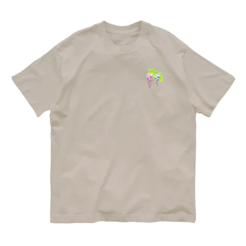 藤の花② オーガニックコットンTシャツ