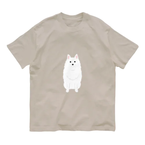 スピッツ(おすわり) Organic Cotton T-Shirt