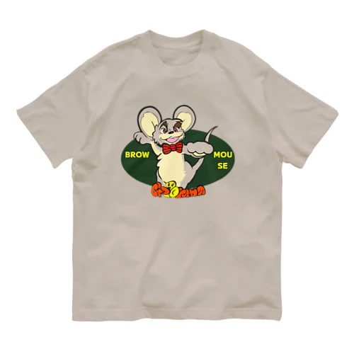 BROW☆MOUSE　（干支シリーズ） Organic Cotton T-Shirt