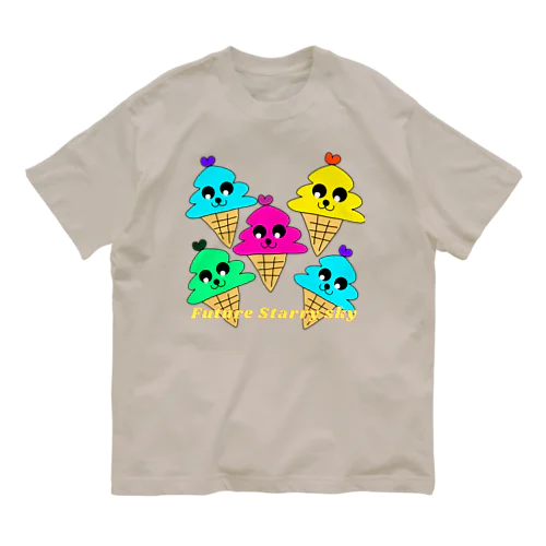 ソフトクリーム🍦 オーガニックコットンTシャツ