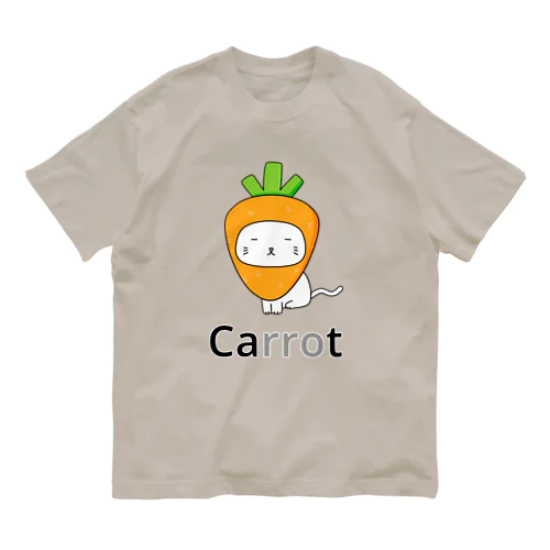 Ca(rro)t オーガニックコットンTシャツ