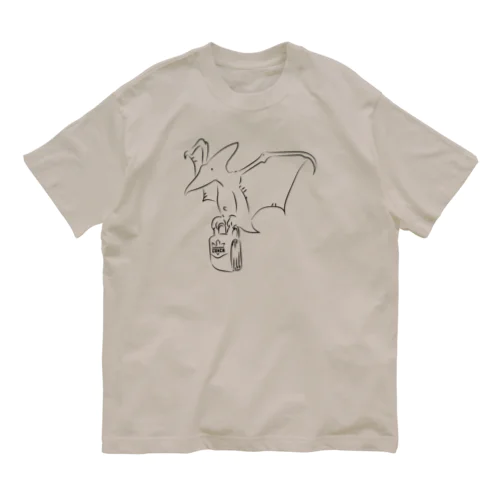 プテラノドン デリバリー ジュラシックランチ Organic Cotton T-Shirt