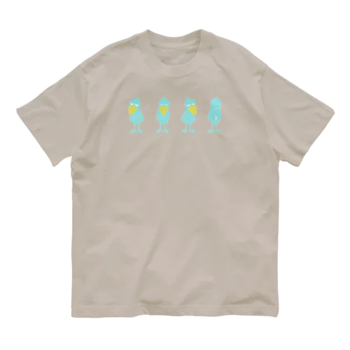 ハシビロコウのシューちゃん Organic Cotton T-Shirt