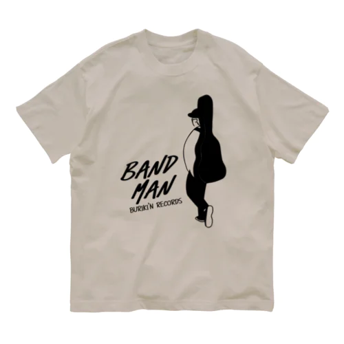 BANDMAN(ロゴ黒) Organic Cotton T-Shirt
