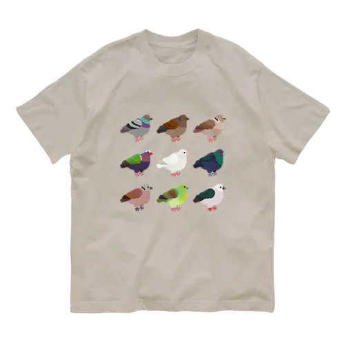 ハトちゃん Organic Cotton T-Shirt