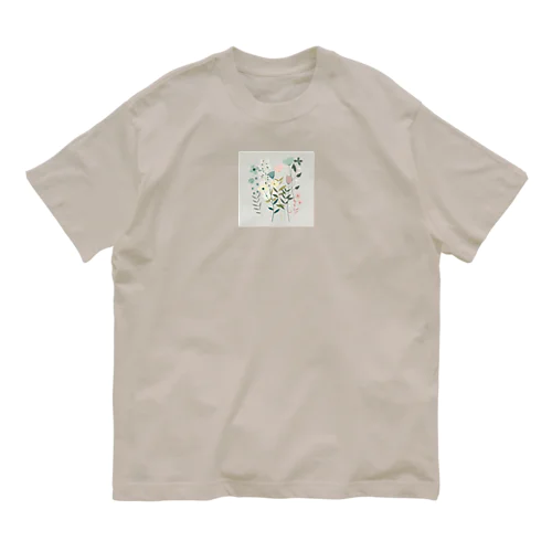 PastelFlower オーガニックコットンTシャツ