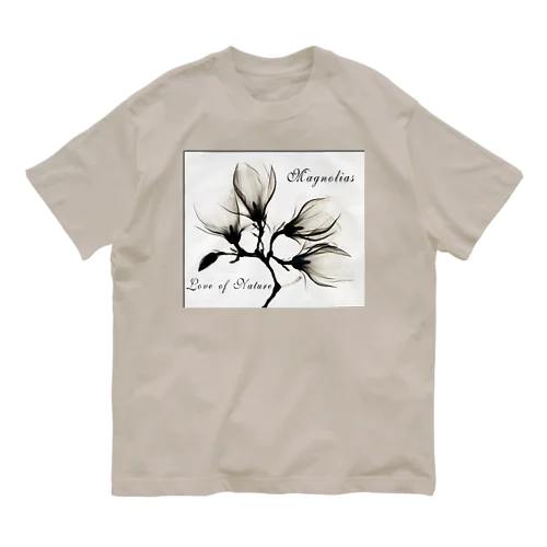 木蓮(モクレン)love of nature(自然への愛) Organic Cotton T-Shirt