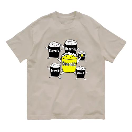 ビールニク君 オーガニックコットンTシャツ