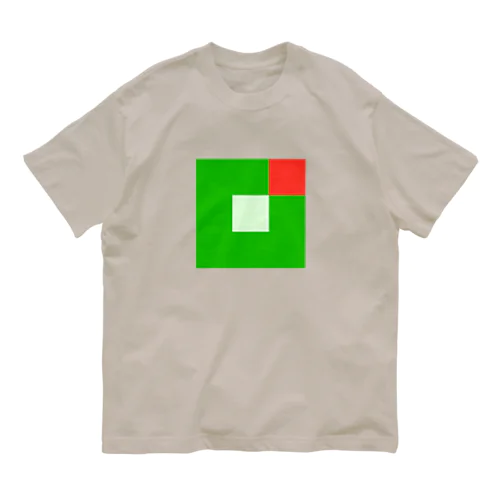 ライン - 3×3 のドット絵 Organic Cotton T-Shirt