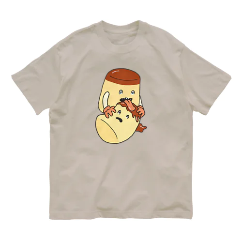 共喰い🍮（プリン） Organic Cotton T-Shirt