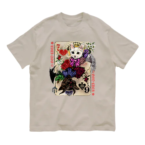 ♥️ねこトランプ♠️天使 Organic Cotton T-Shirt