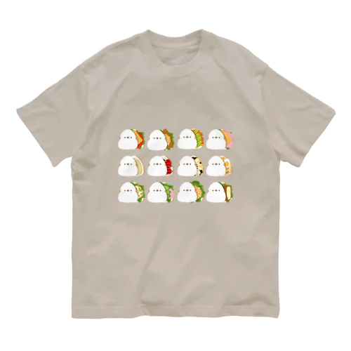 挟みエナガ Organic Cotton T-Shirt