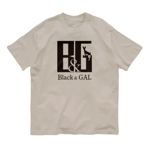 Black & GAL オーガニックコットンTシャツ