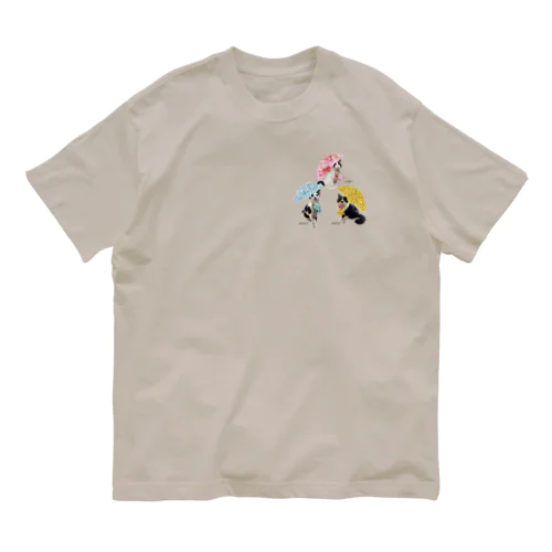 花傘ー空海陸ちゃん オーガニックコットンTシャツ