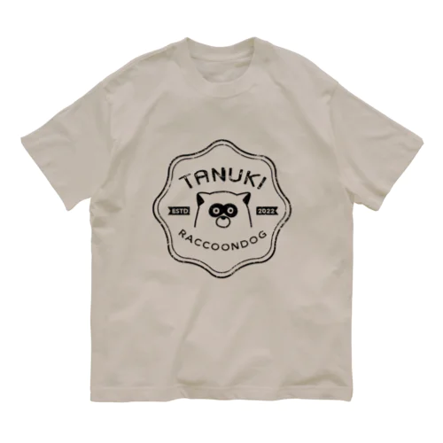 tanuki_vintage04 オーガニックコットンTシャツ