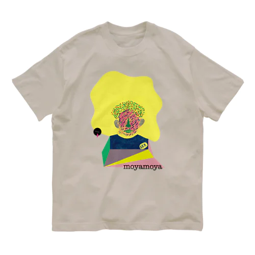 sitterukao_moyamoya オーガニックコットンTシャツ