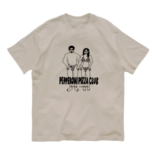 PEPPERONI PIZZA CLUB オーガニックコットンTシャツ